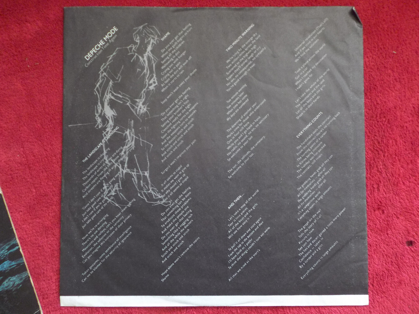 Depeche Mode – Construction time again (LP, Mute Records, INT 146.807, Deutschland, 1983), Bild 5