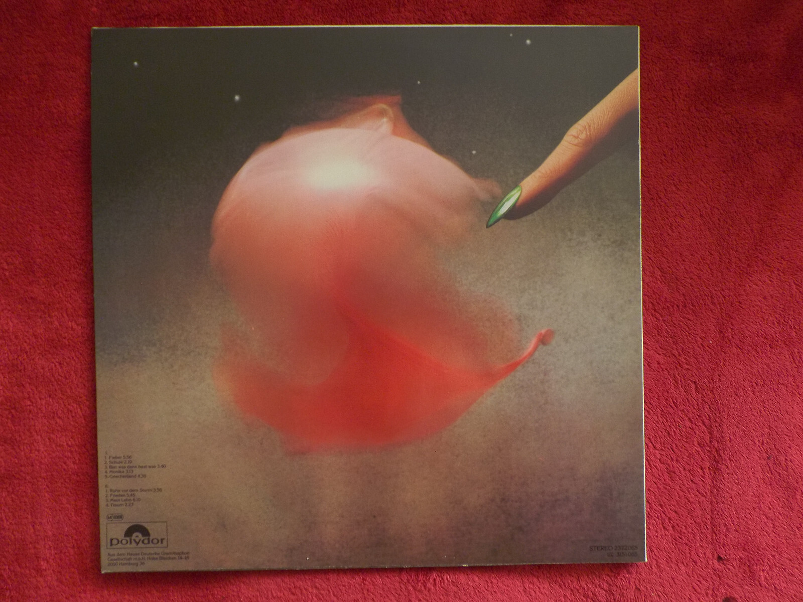 Georg Danzer – Ruhe vor dem Sturm, Polydor LP, Bild 2