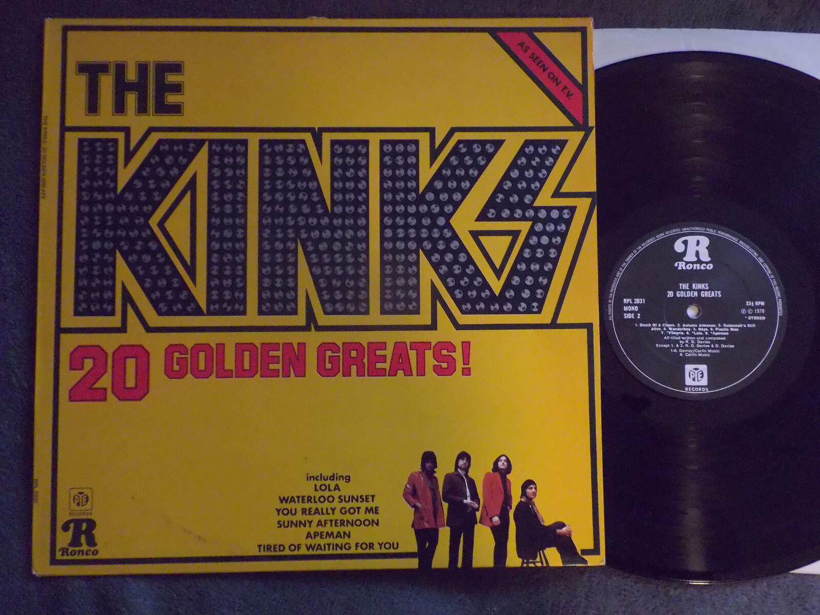 The Kinks – 20 Golden Greats ! (LP)