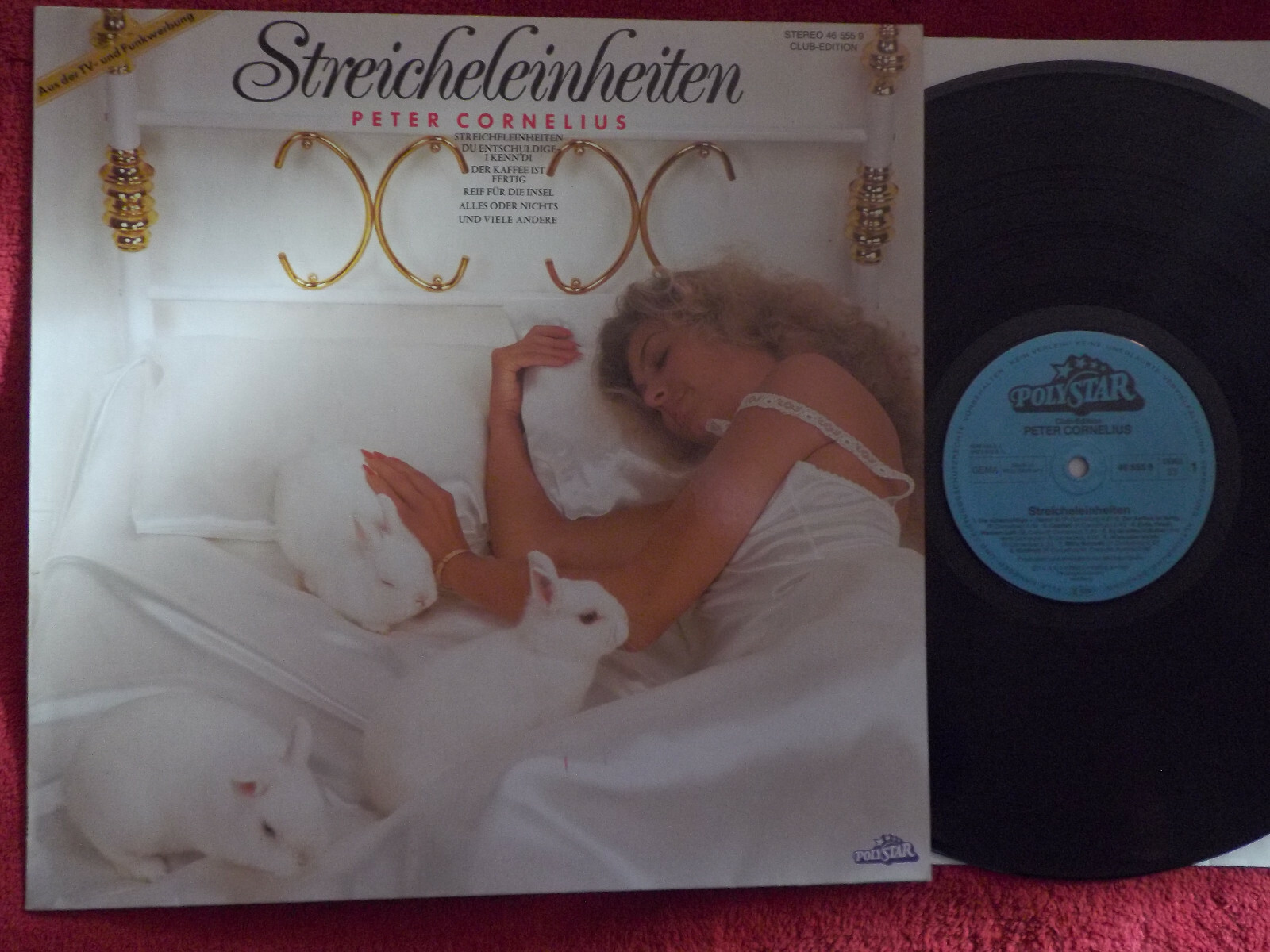 Peter Cornelius – Streicheleinheiten (Polystar Records Club-Edition, LP)
