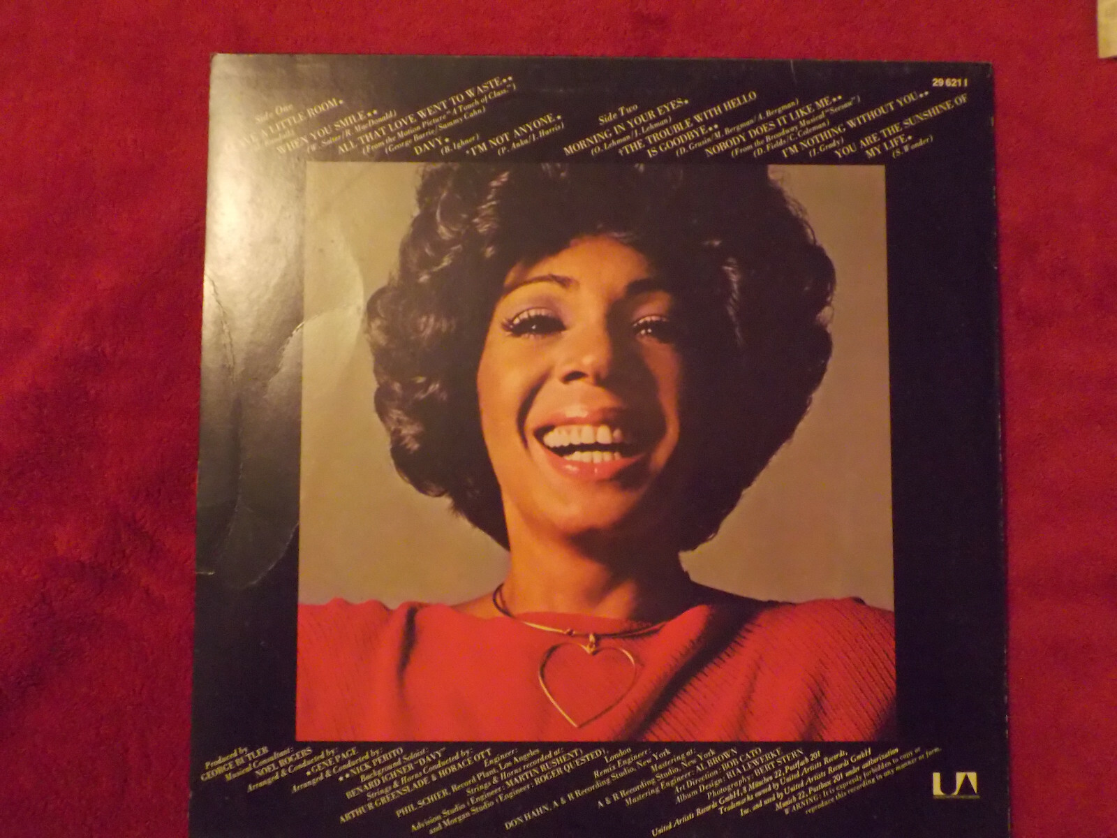 Shirley Bassey – Nobody Does It Like Me | United Artists Records, LP, 1974, Bild 2