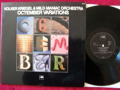 Volker Kriegel & Mild Maniac Orchestra – Octember Variations (LP, 1977)