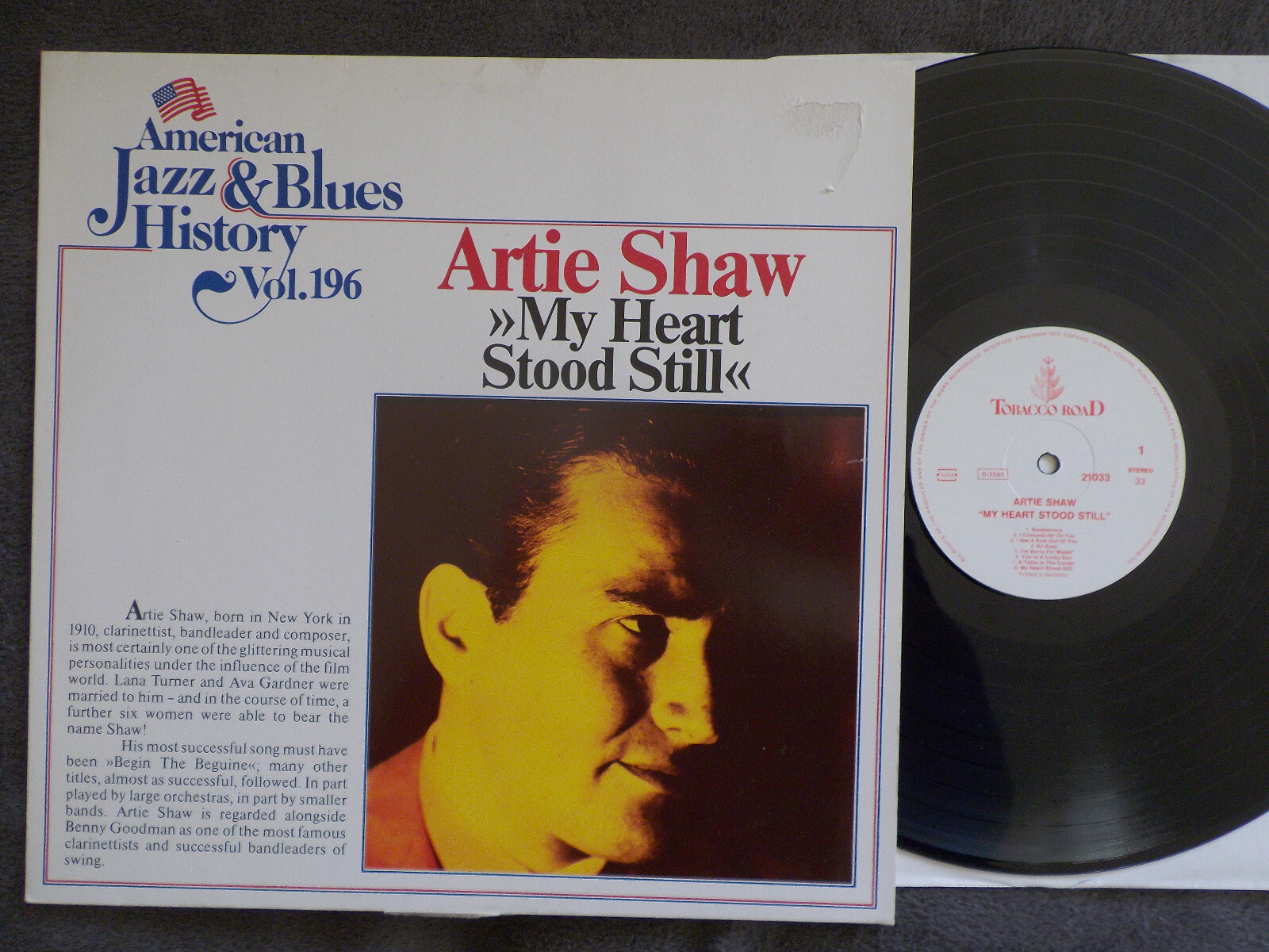 Artie Shaw – My Heart Stood Still | Tobacco Road Records B / 2696, LP