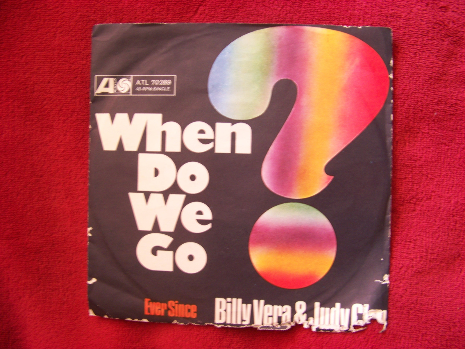 Billy Vera & Judy Clay – When do we go / Ever since | Atlantic Records, 1968, Bild 3