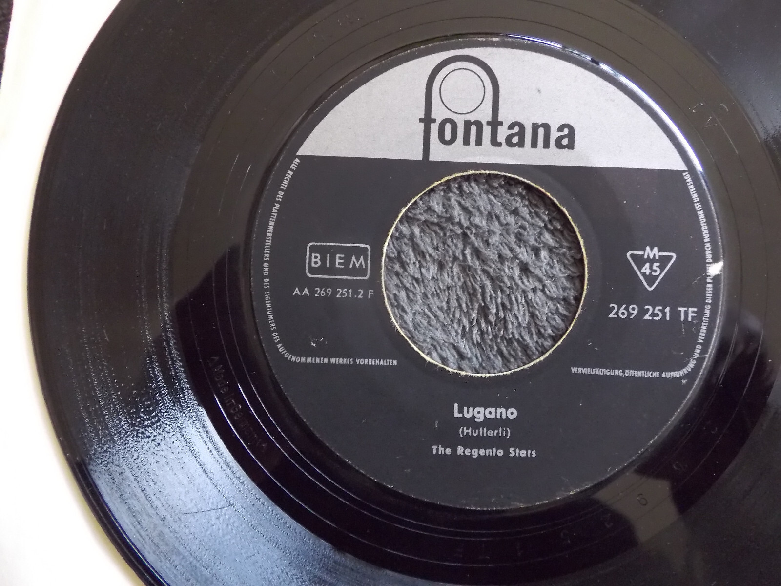 The Regento Stars – Laila / Lugano | Fontana Records, Single, Bild 2