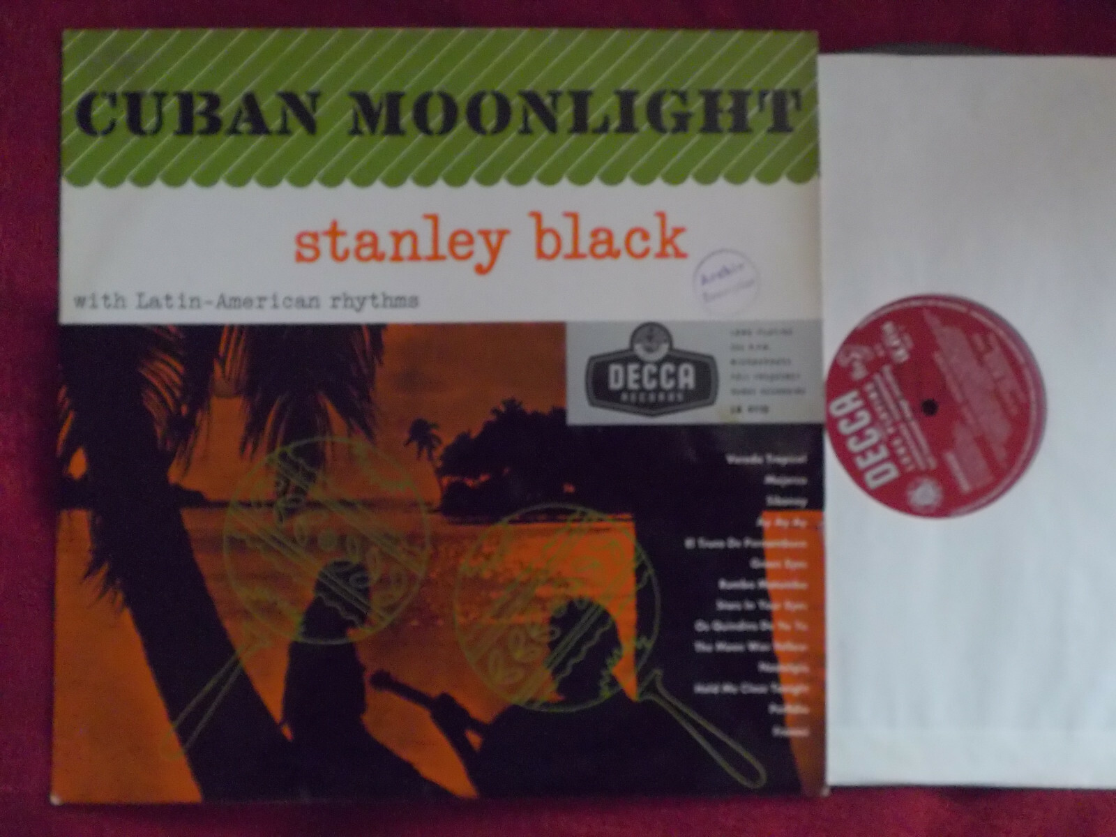 Stanley Black – Cuban Moonlight | Decca Records LK.4115, LP