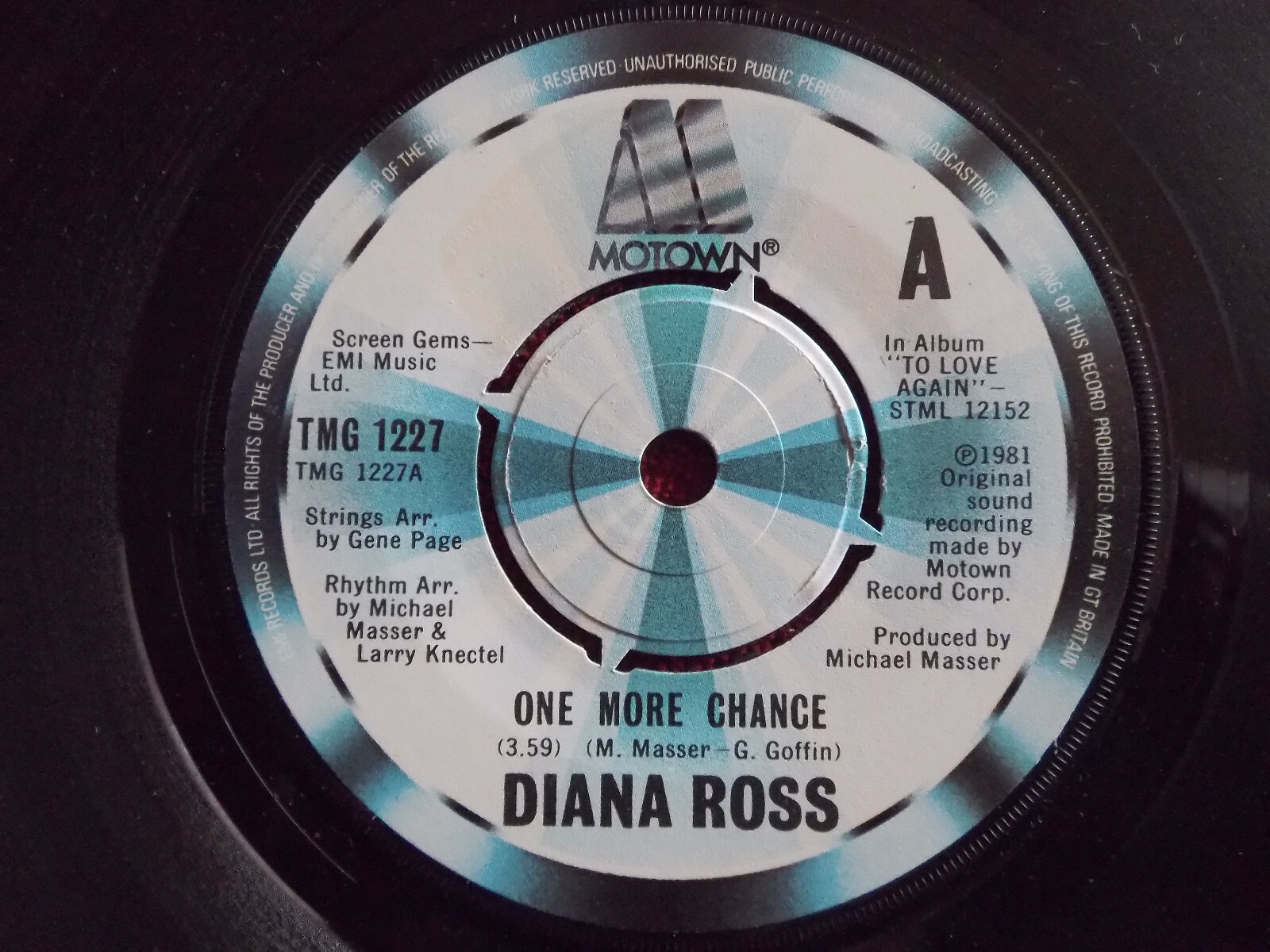 Diana Ross – One more chance / Confide in me | Motown 7″