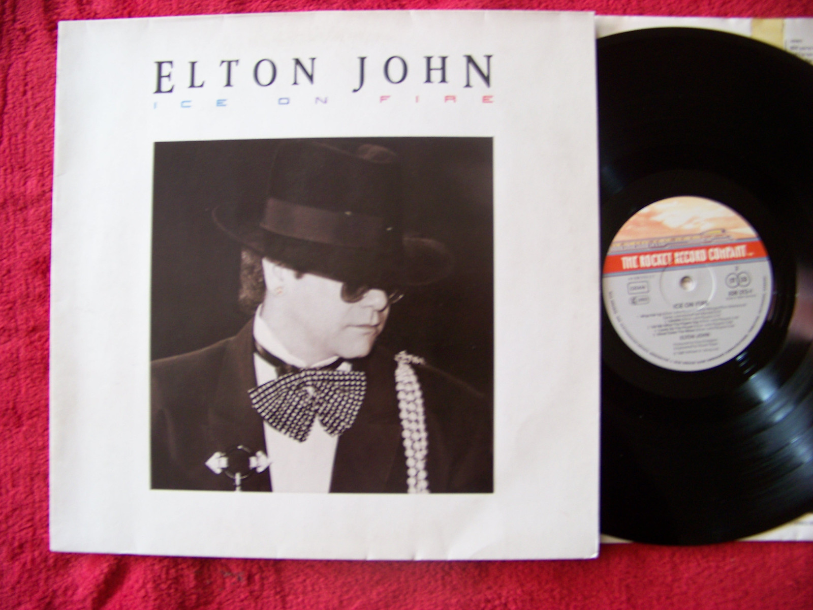 Elton John – Ice on fire | Rocket Records Company, LP, 1985