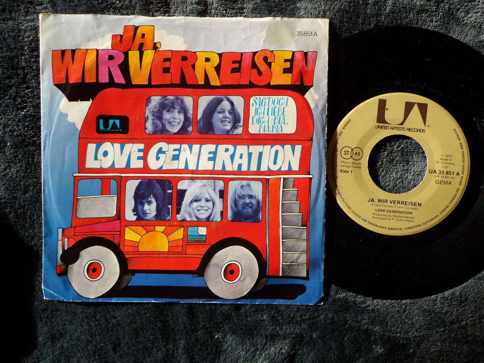 Love Generation – Ja, wir verreisen / Sag´ doch ich liebe dich (Single)