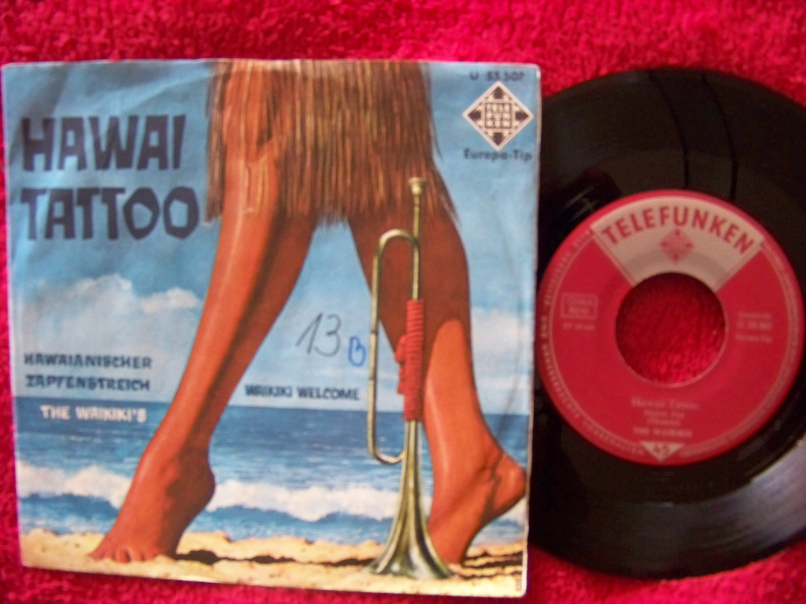 Die Waikikis – Hawaii Tattoo / Waikiki Welcome (Telefunken, U 55 507)