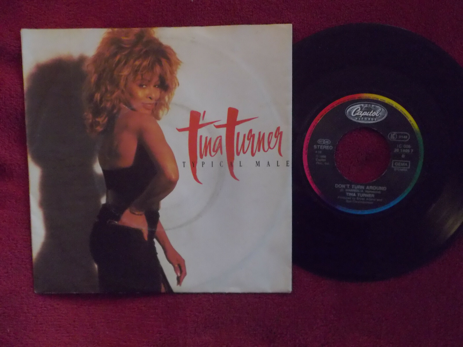 Tina Turner – Typical Male / Don´t Turn Around – Capitol Records, 1986
