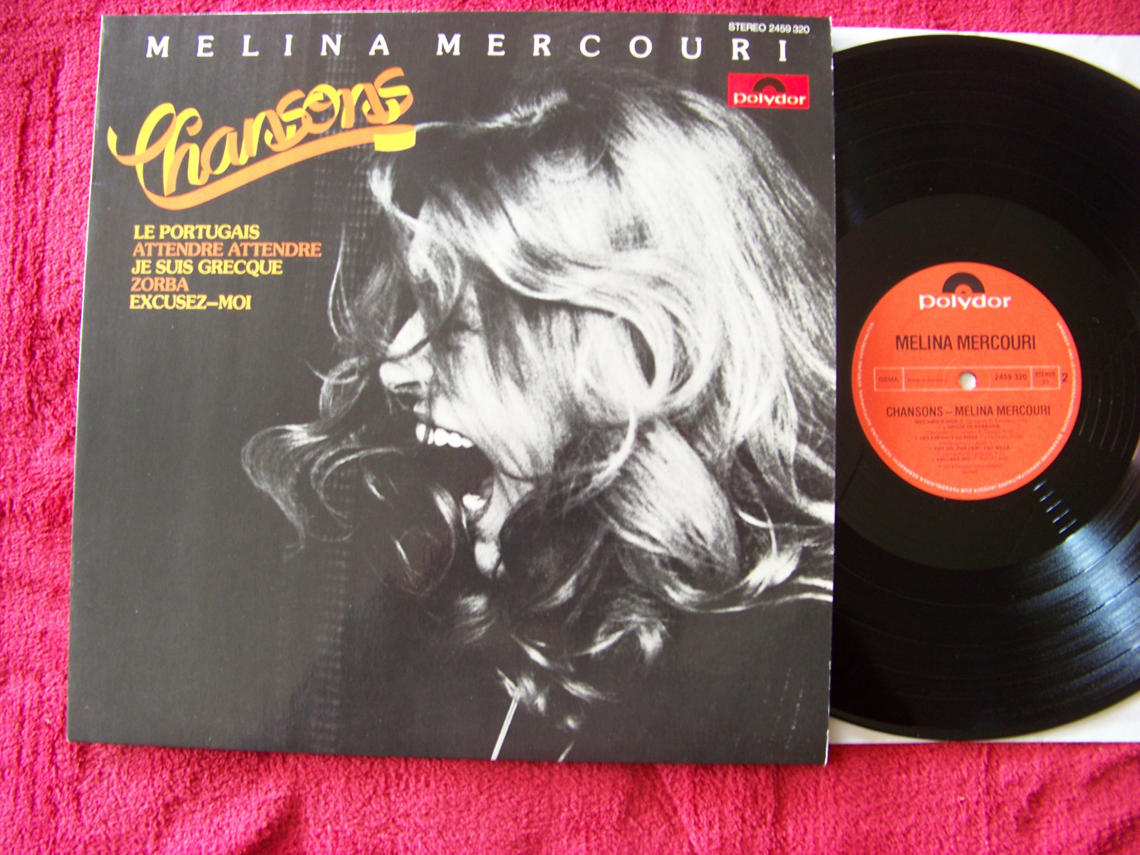 Melina Mercouri – Chansons (LP, Polyor Records, 1974)