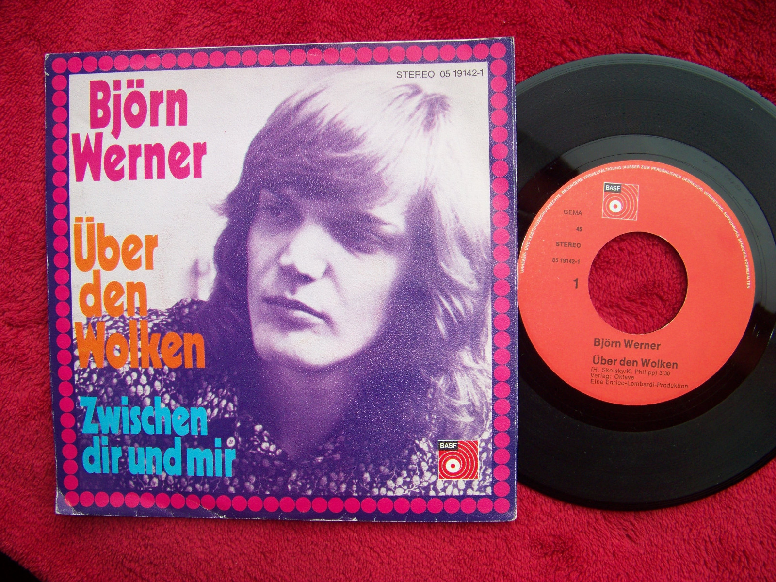 Björn Werner – Über den Wolken / Zwischen mir und dir | BASF 05 19142-1