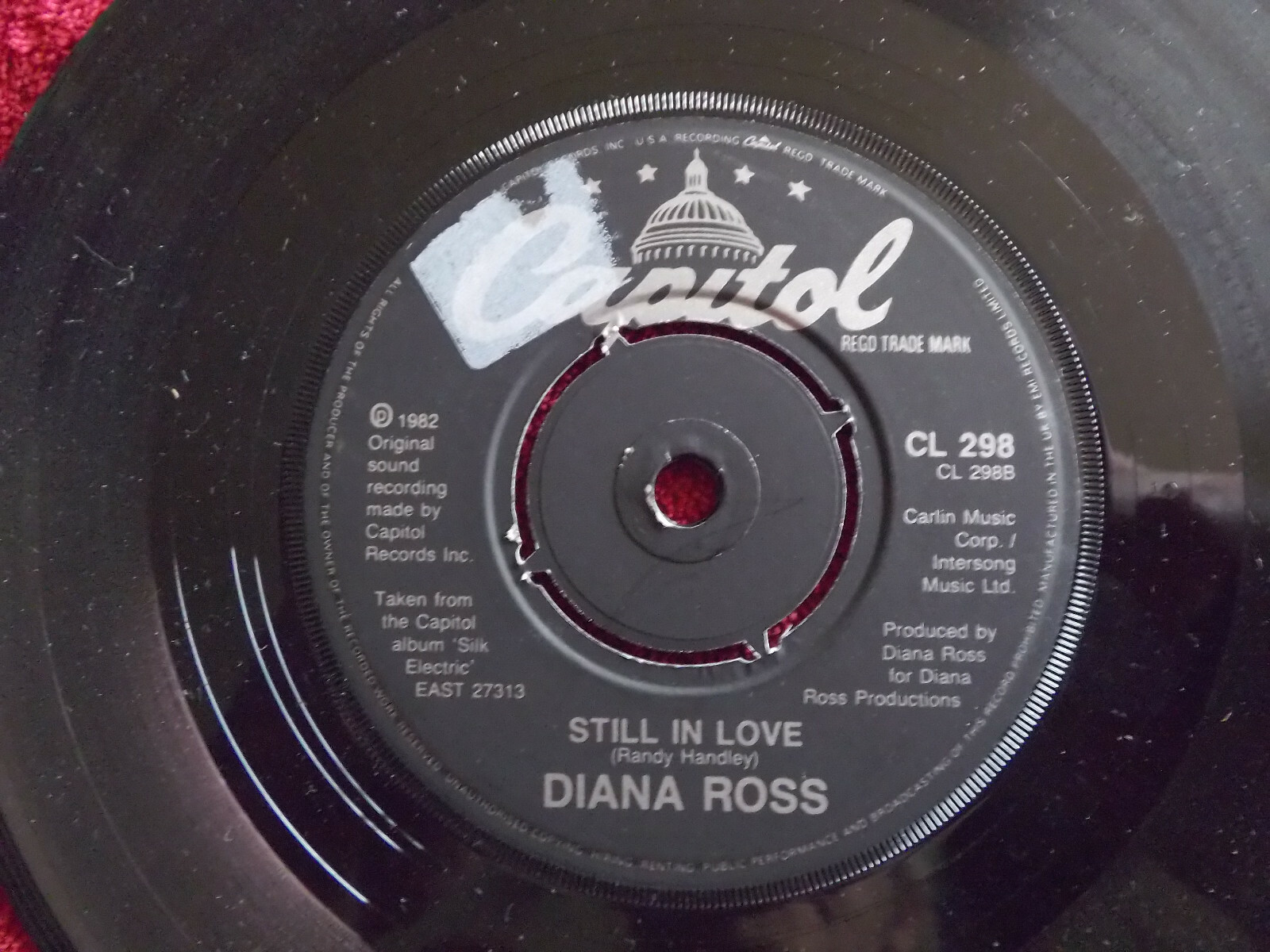 Diana Ross – Pieces of Ice / Still in Love (7″-Single, 1983), Bild 2