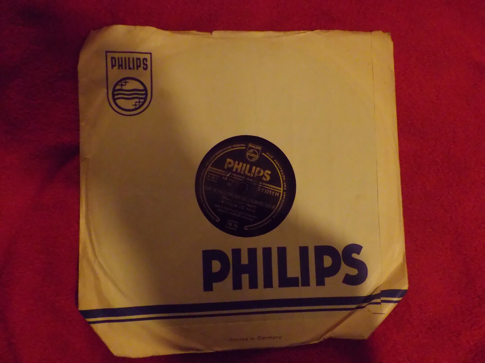 Percy Faith – The Song from Moulin Rouge / Swedish Rhapsody, Schellack-Single, Philips, Bild 4