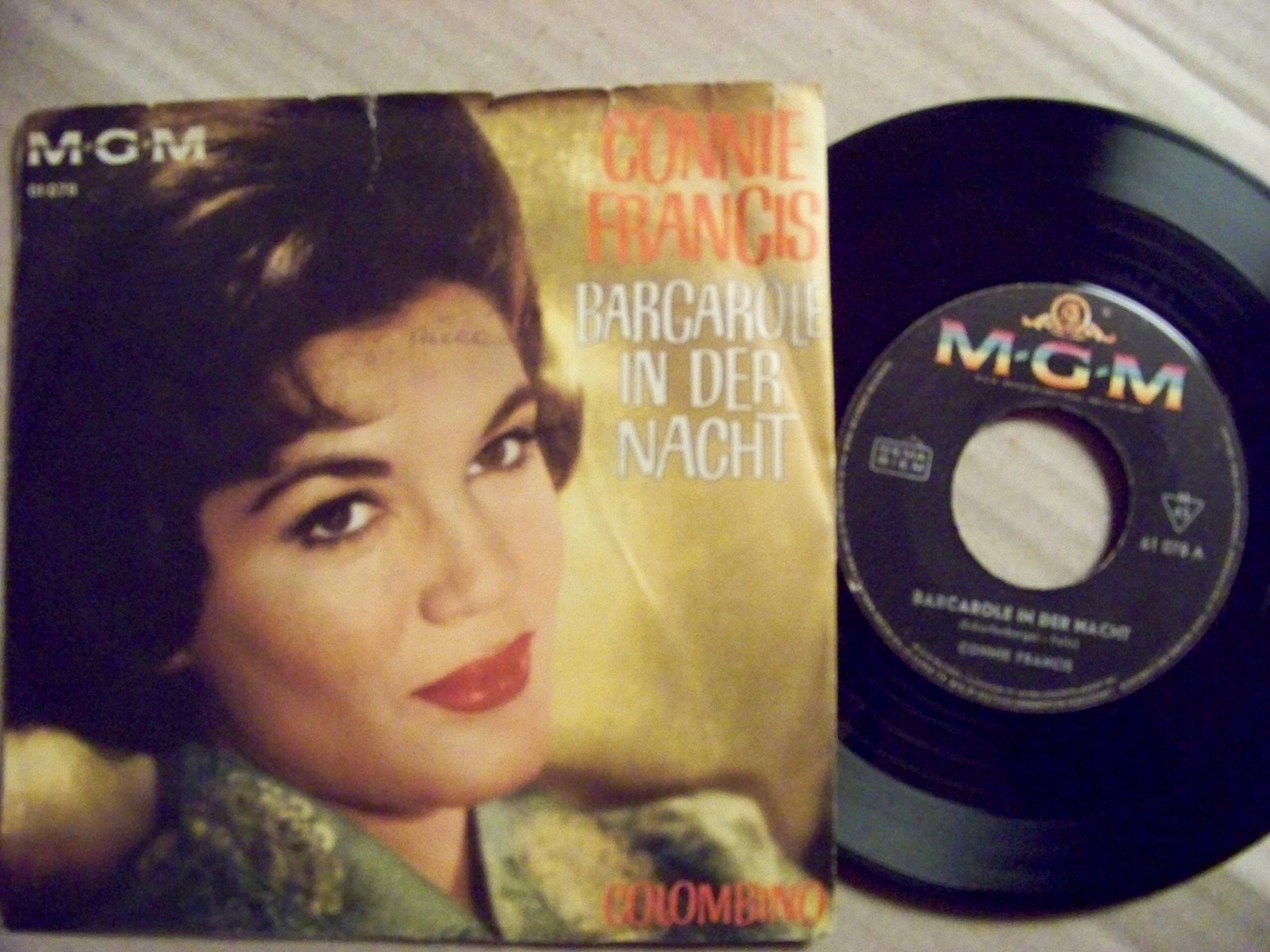 Connie Francis – Barcarole in der Nacht / Colombino | MGM Records 61 078