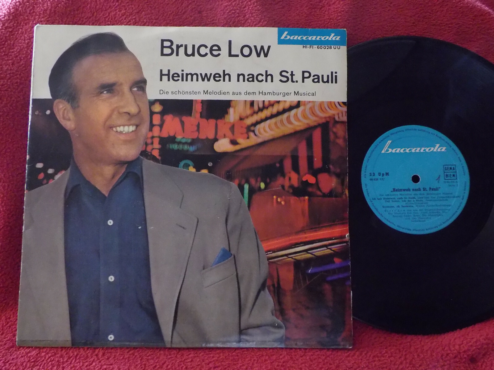 Bruce Low – Heimweh nach St. Pauli | Baccarola Records 10-Inch-Mini-LP