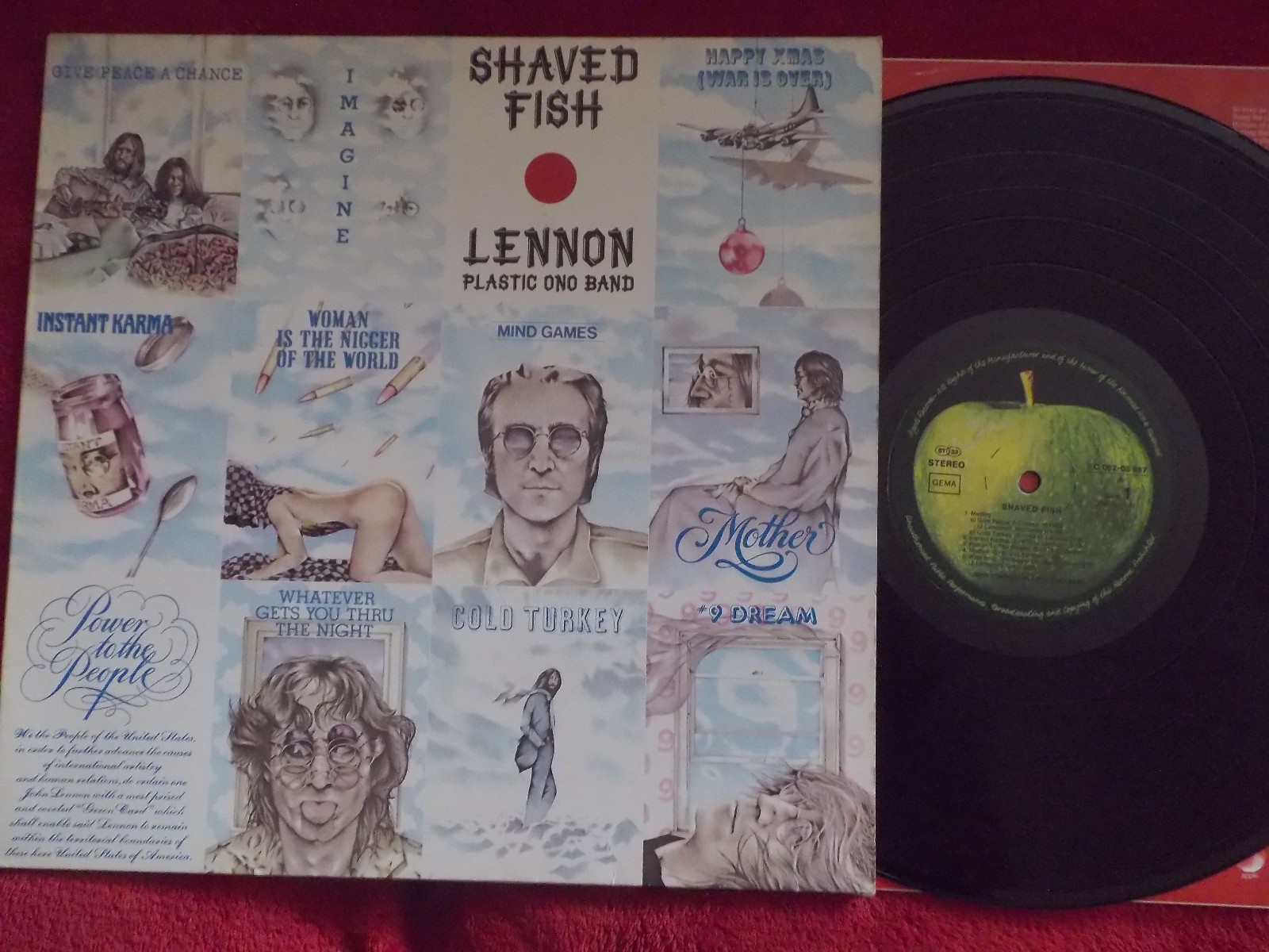 John Lennon – Shaved Fish (LP, 1975, Deutschland)