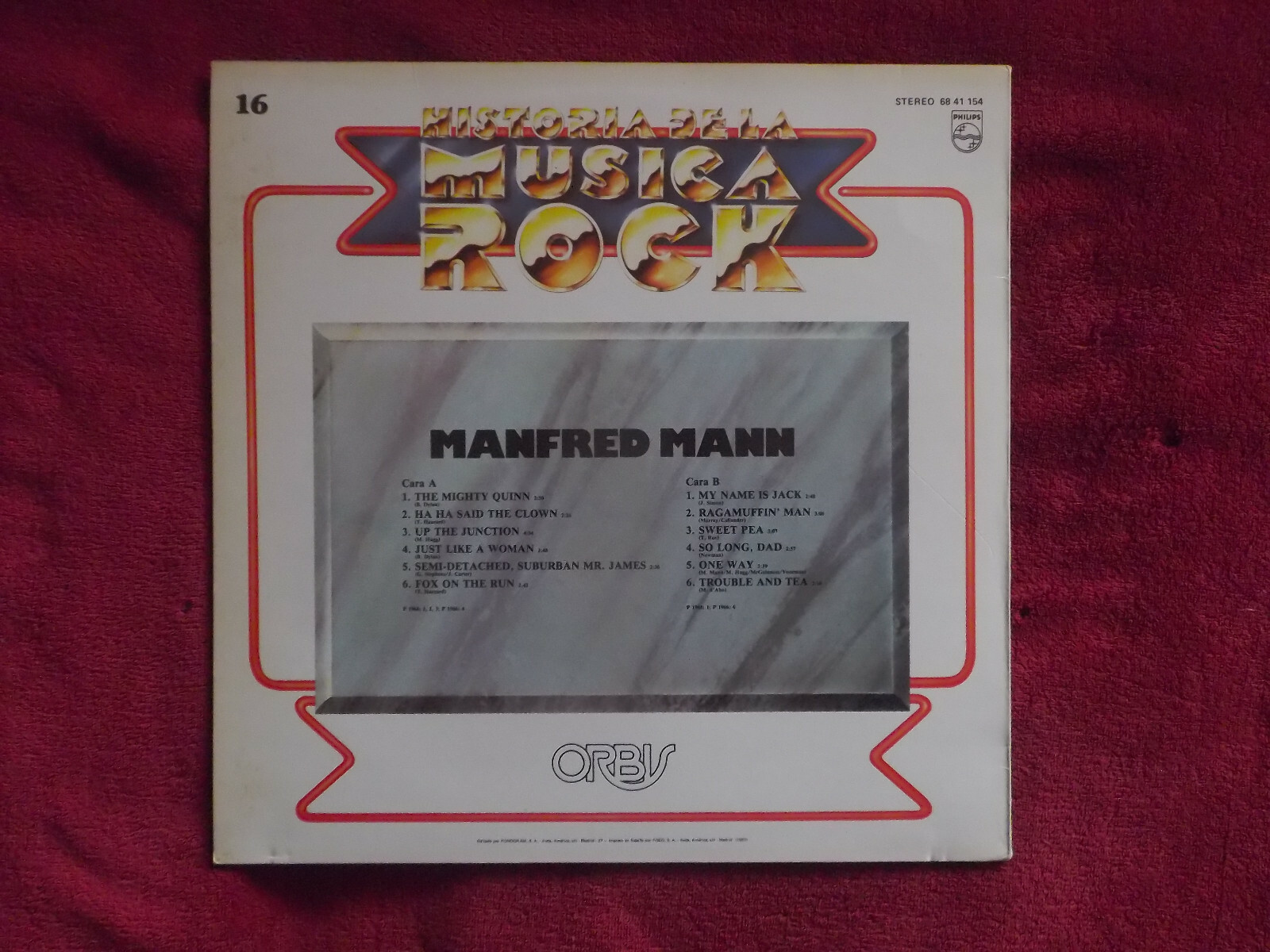 Manfred Mann – Historia de la Musica Rock 16 | Philips Records, Bild 2