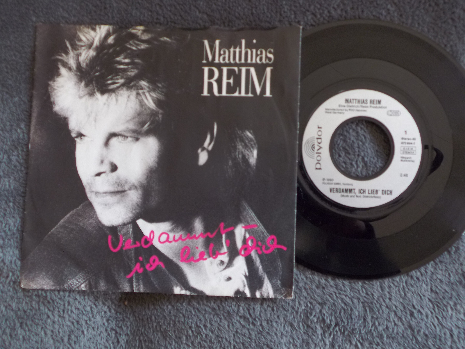 Matthias Reim – Verdammt ich lieb´ dich / Maskenball | Single 7″, 1990