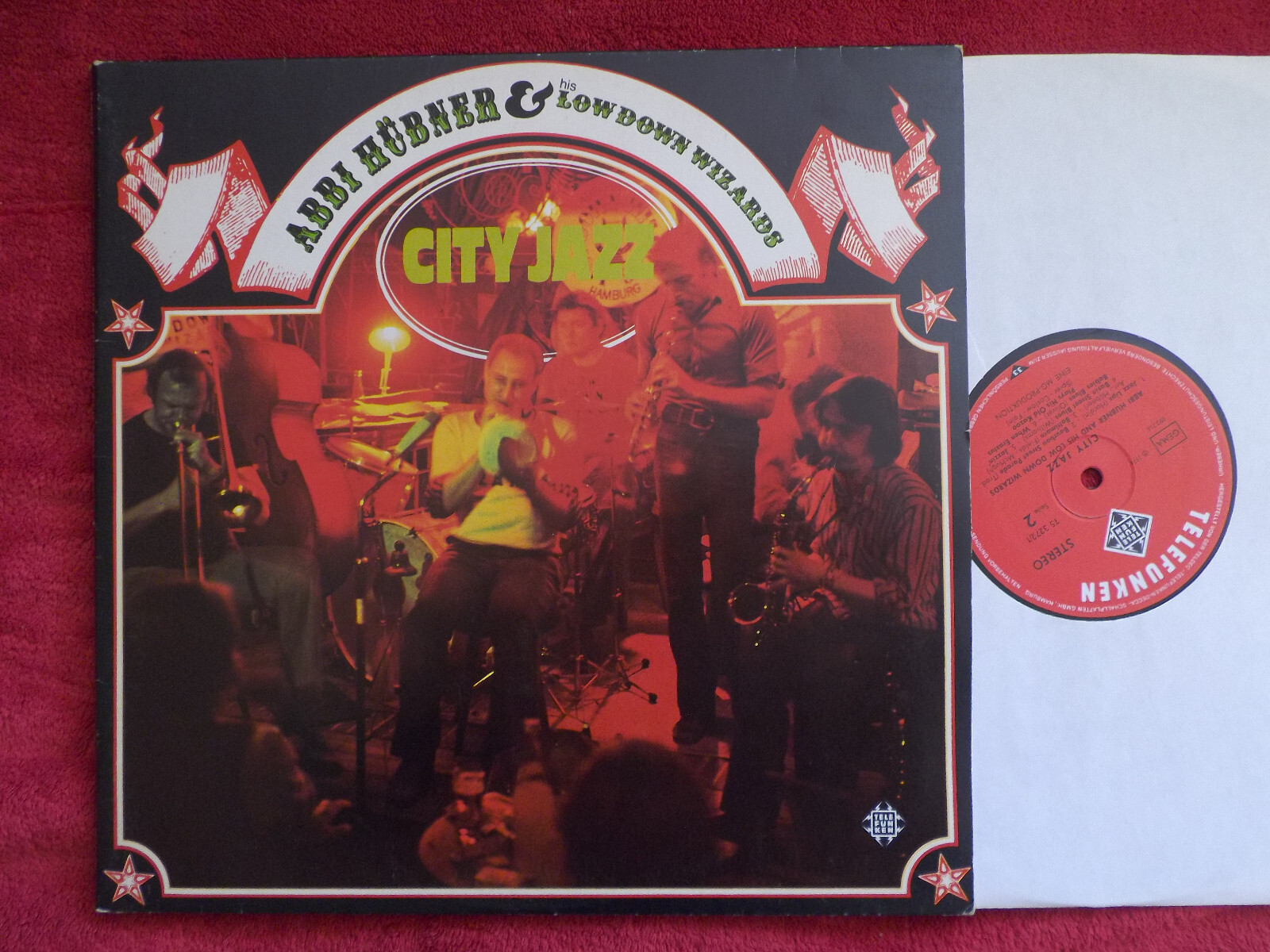 Abbi Hübner & his Low Down Wizards – City Jazz (Telefunken Records, TS 3272/1-2, 1974)
