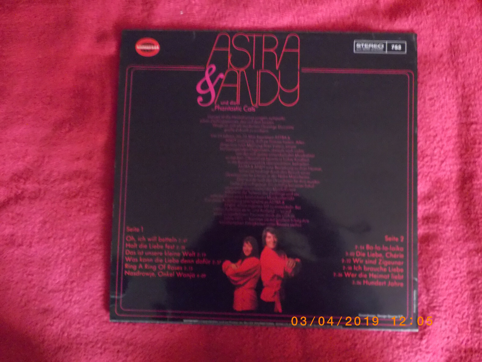 Astra & Andy – same | Somerset Records LP, Bild 2