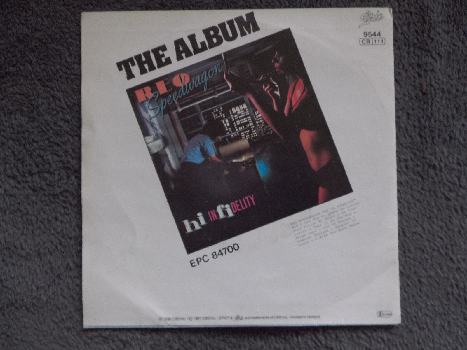 REO Speedwagon – Keep on loving you / Follow my heart | Epic EPC 9544, Niederlande 1980, Bild 2