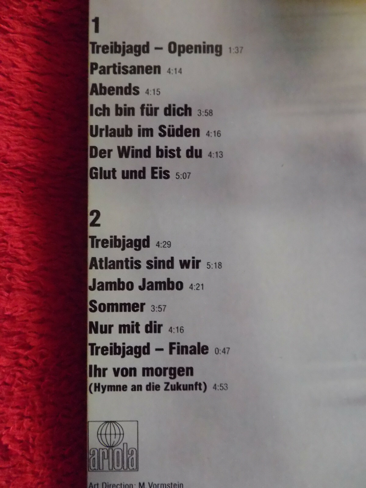 Udo Jürgens – Treibjagd | LP, Ariola Records, 207 430, Bild 4