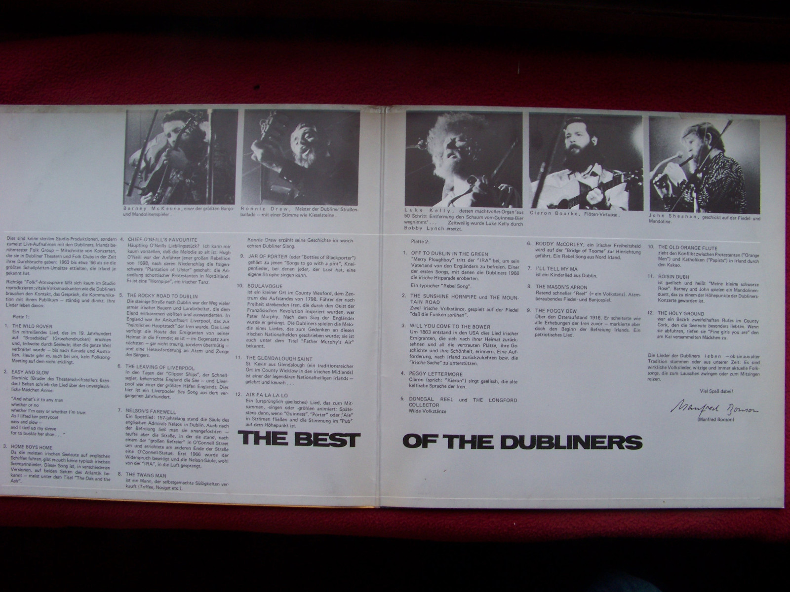 The Dubliners – The best of the Dubliners | Doppel-LP, Transatlantic Records, Bild 2