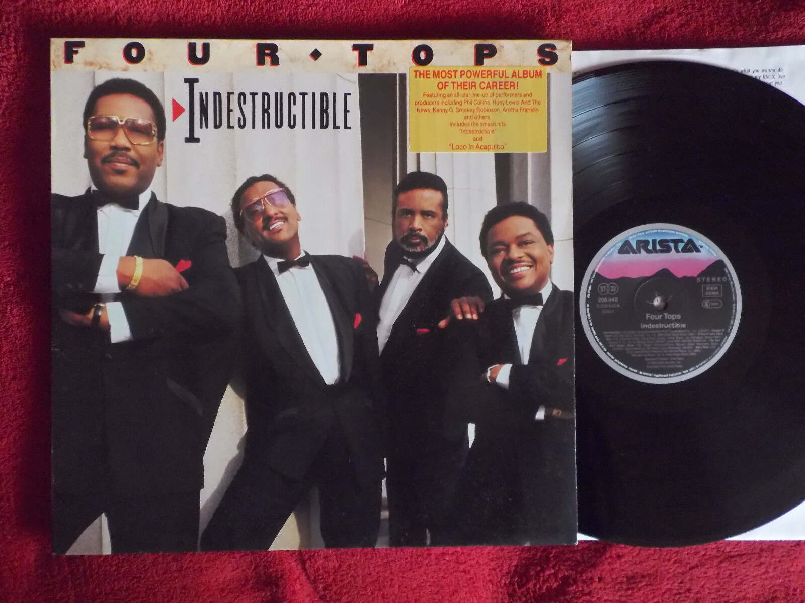 Four Tops – Indestructible (Arista LP, 1988)