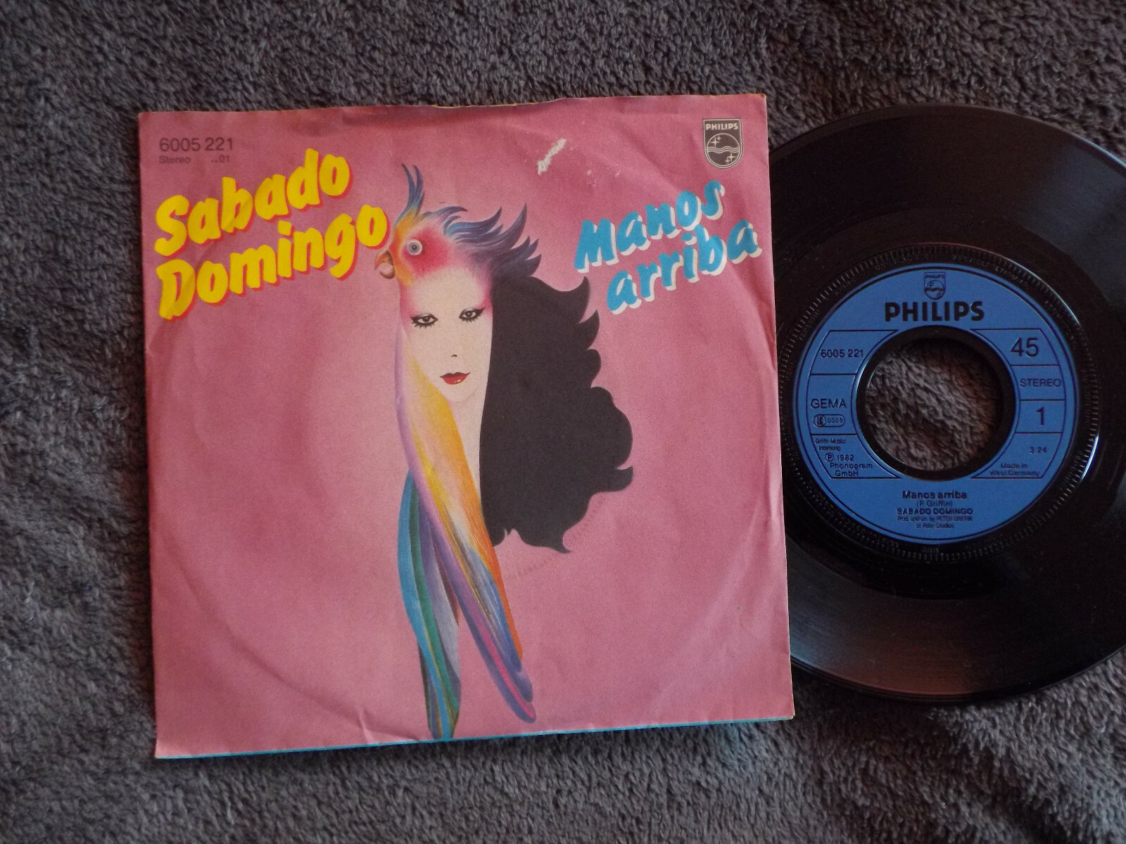 Sabado Domingo – Manos arriba / Manos arriba (instr.) | Philips 6005 221