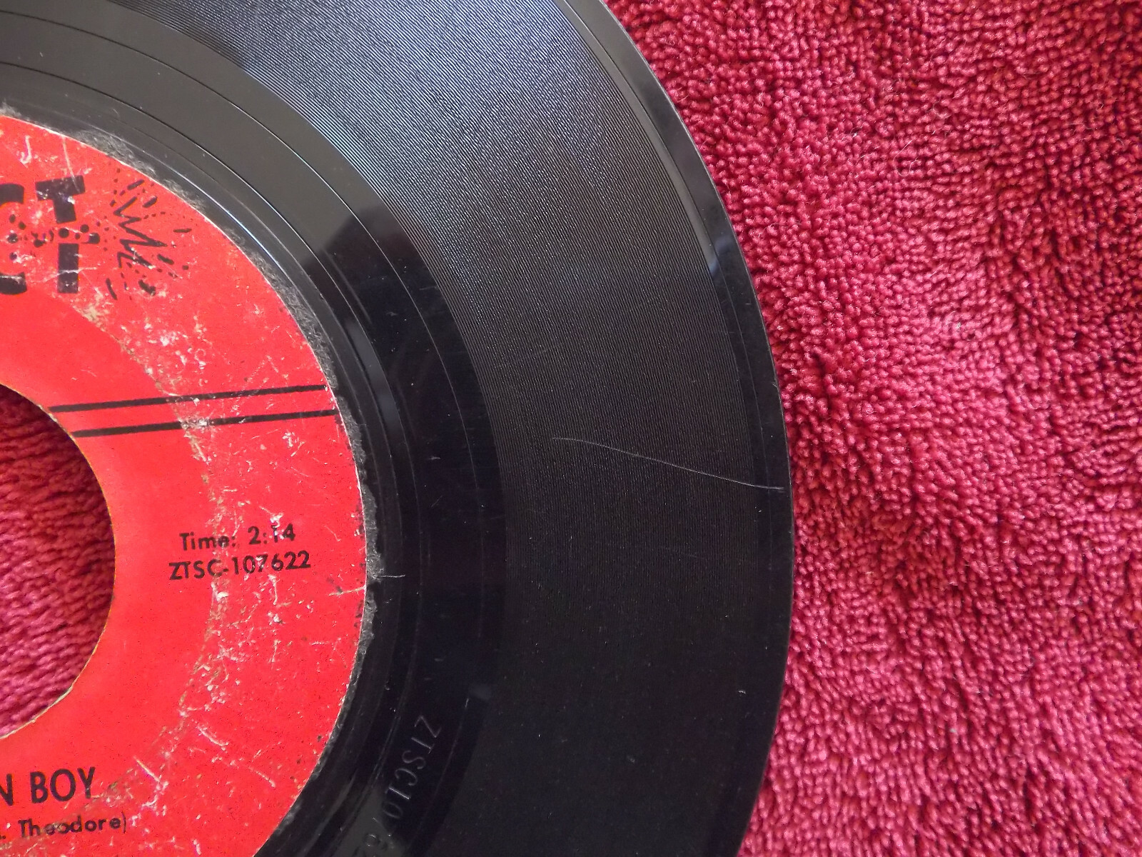 Shades of Blue – Oh how happy / Little orphan boy (US-45), Bild 3
