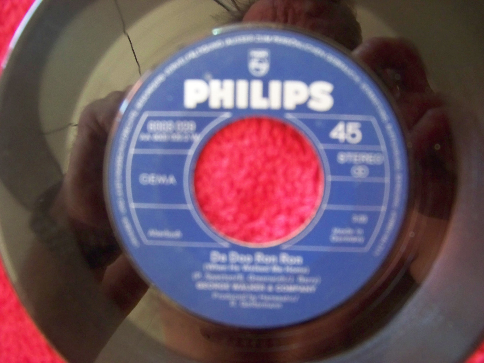 George Walker & Company – Da doo ron ron / Now I´m looking back (Philips Records, 45 U/min)