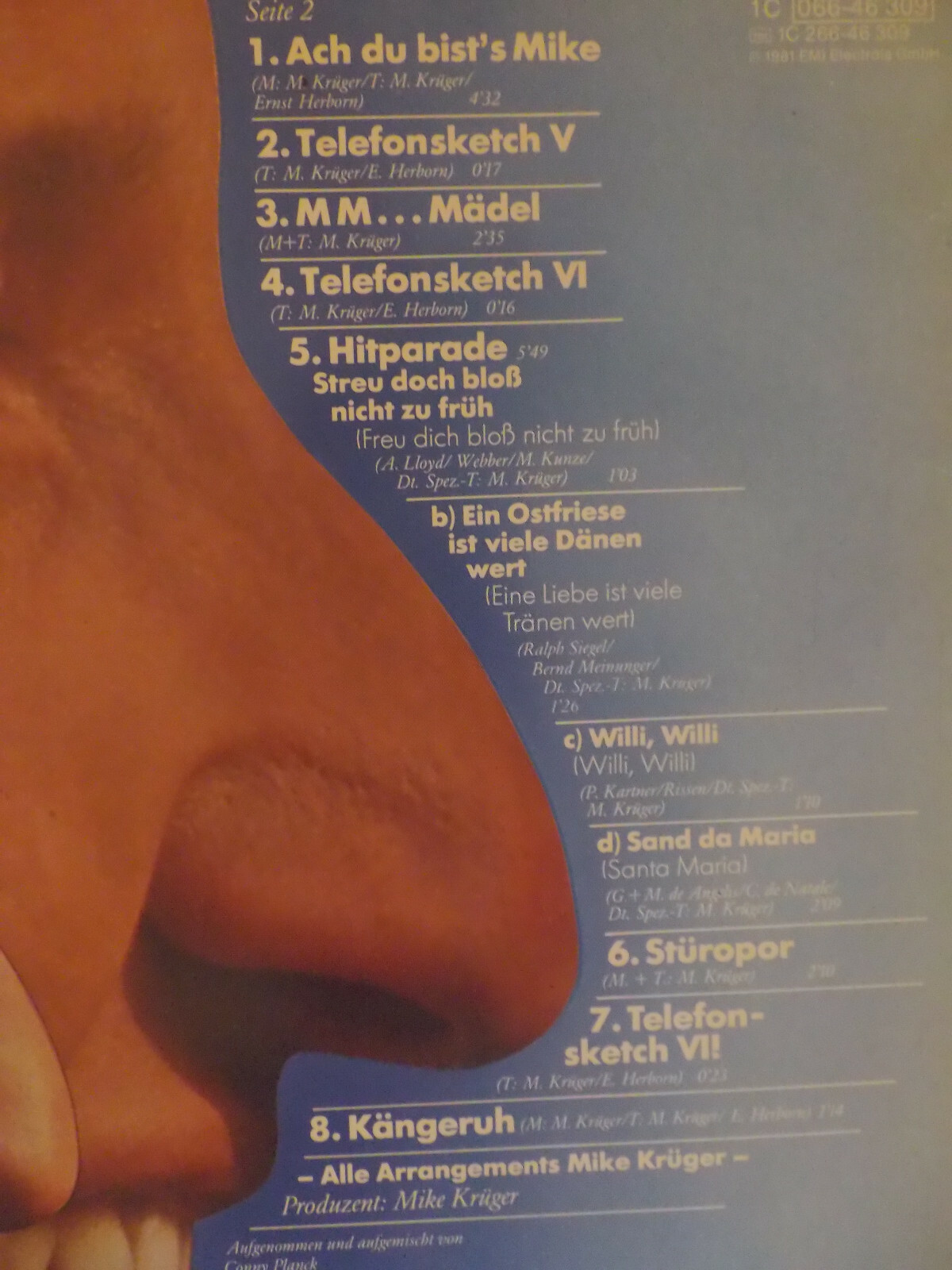 Mike Krüger – Der Gnubbel (LP, HörZu, 1981), Bild 4