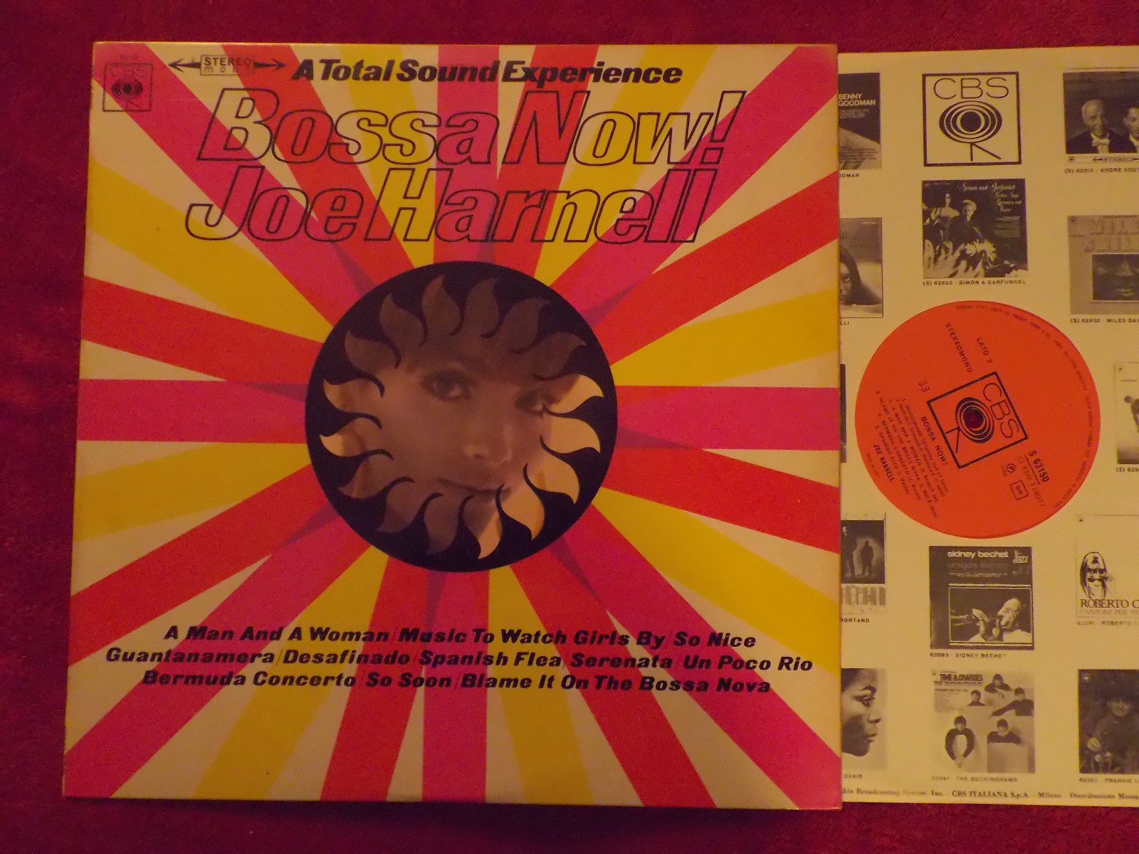 Joe Harnell – Bossa now ! (LP, CBS Records, 63150, 1968)
