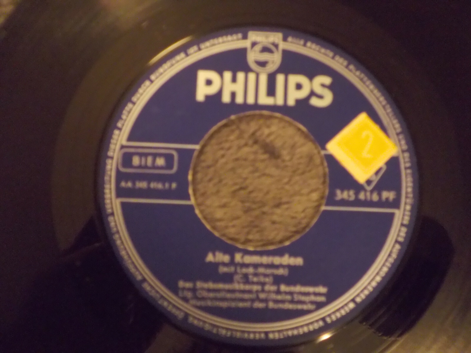 Das Stabsmusikkorps der Bundeswehr – Alte Kameraden / Fridericus-Rex-Grenadiermarsch (7″-Single)