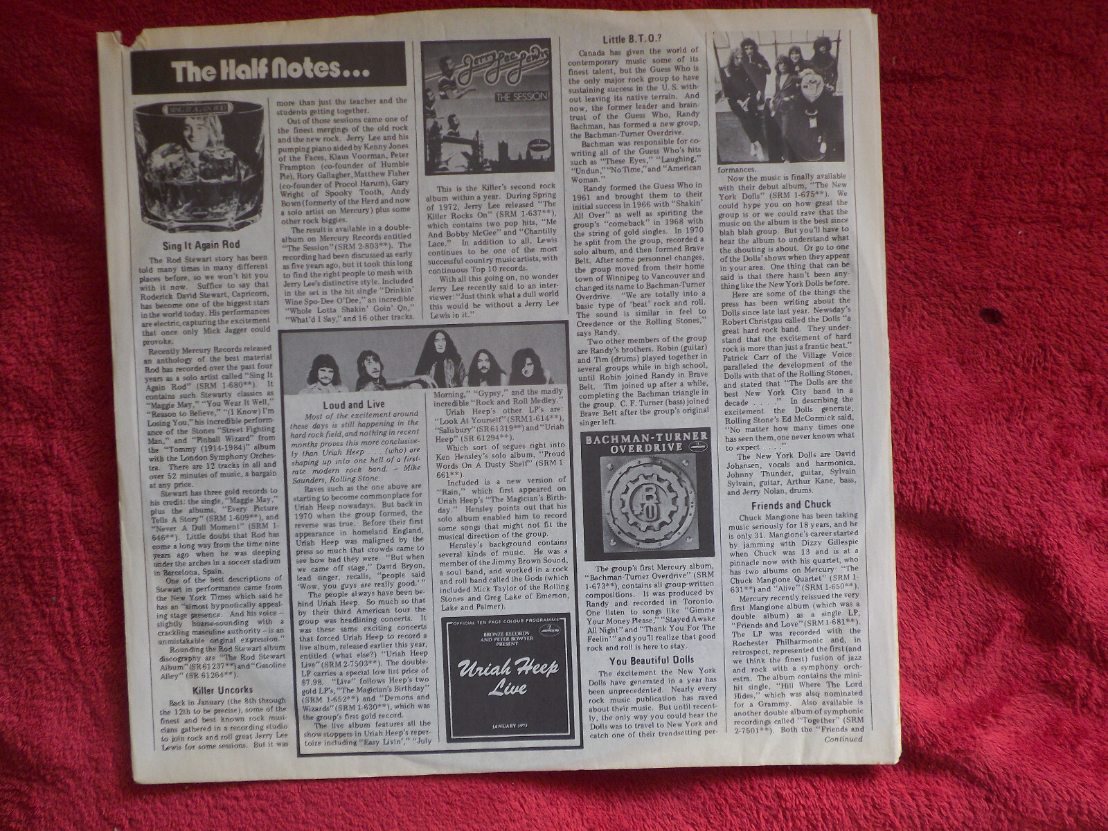The Spencer Davis Group – Living in a back street (LP, USA, 1974), Bild 3