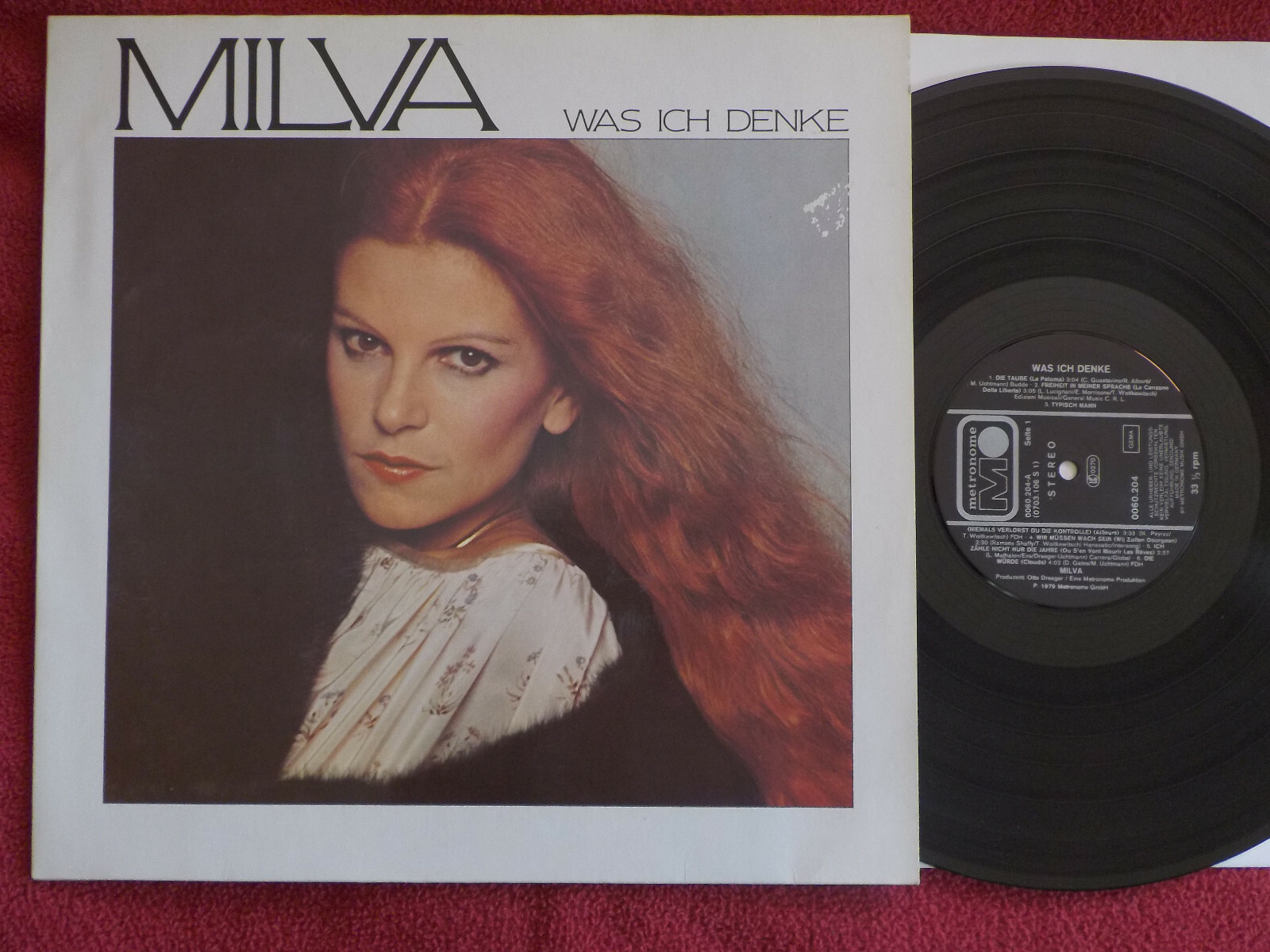 Milva – Was ich denke | Metronome Records, LP, 1979