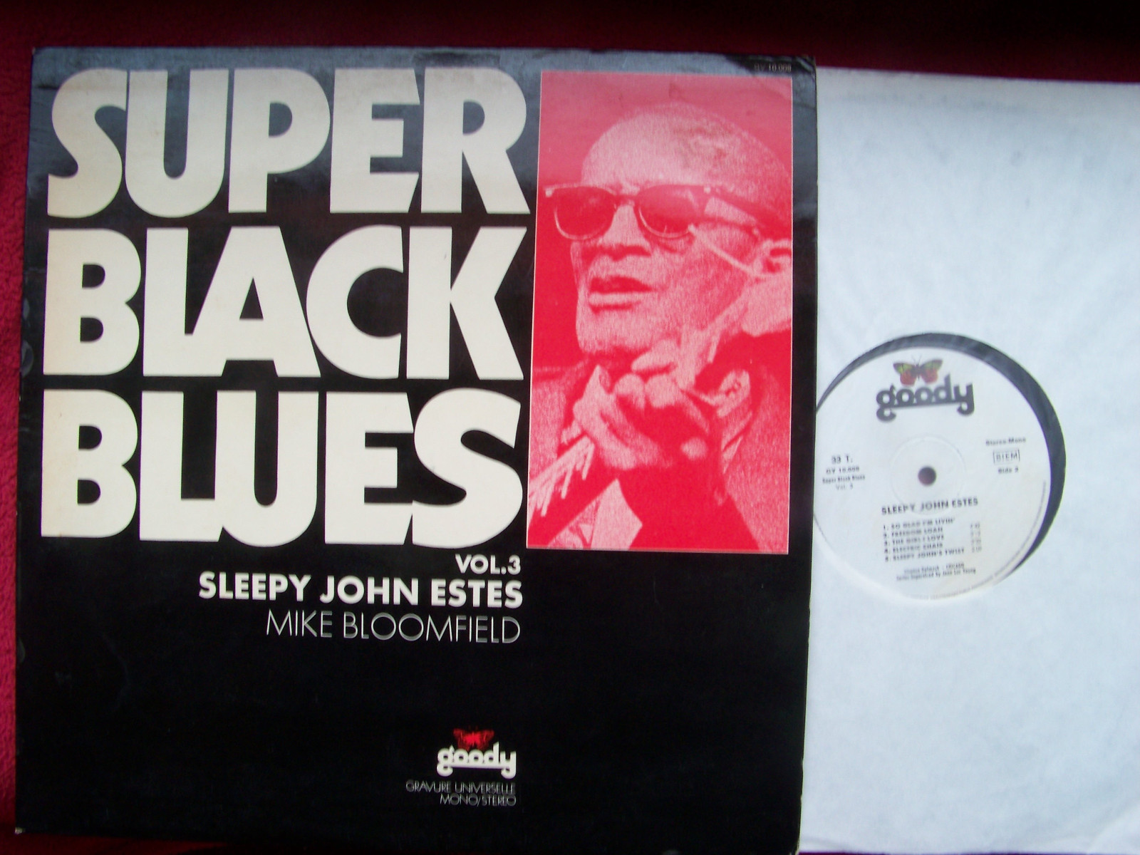 Sleepy John Estes – Super Black Blues Vol. 3 (LP, Goody Records, GY 10.008)
