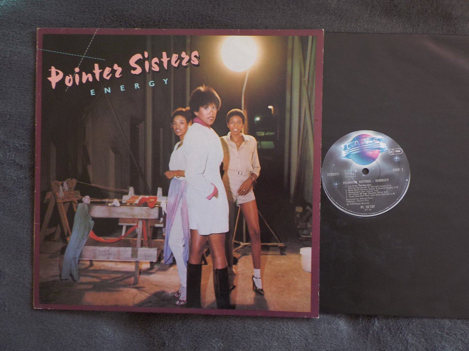 Pointer Sisters – Energy (LP, Planet Records, PL 52 107, Deutschland, 1981)