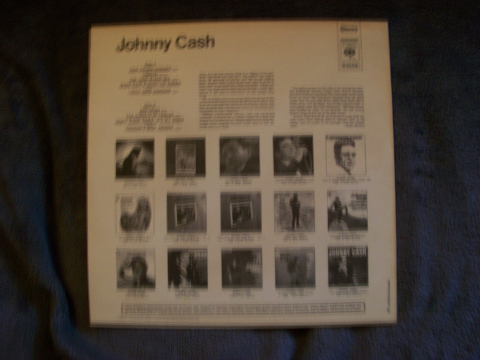 Johnny Cash – Johnny Cash - same | CBS Records, LP, Niederlande, 1969, Bild 2