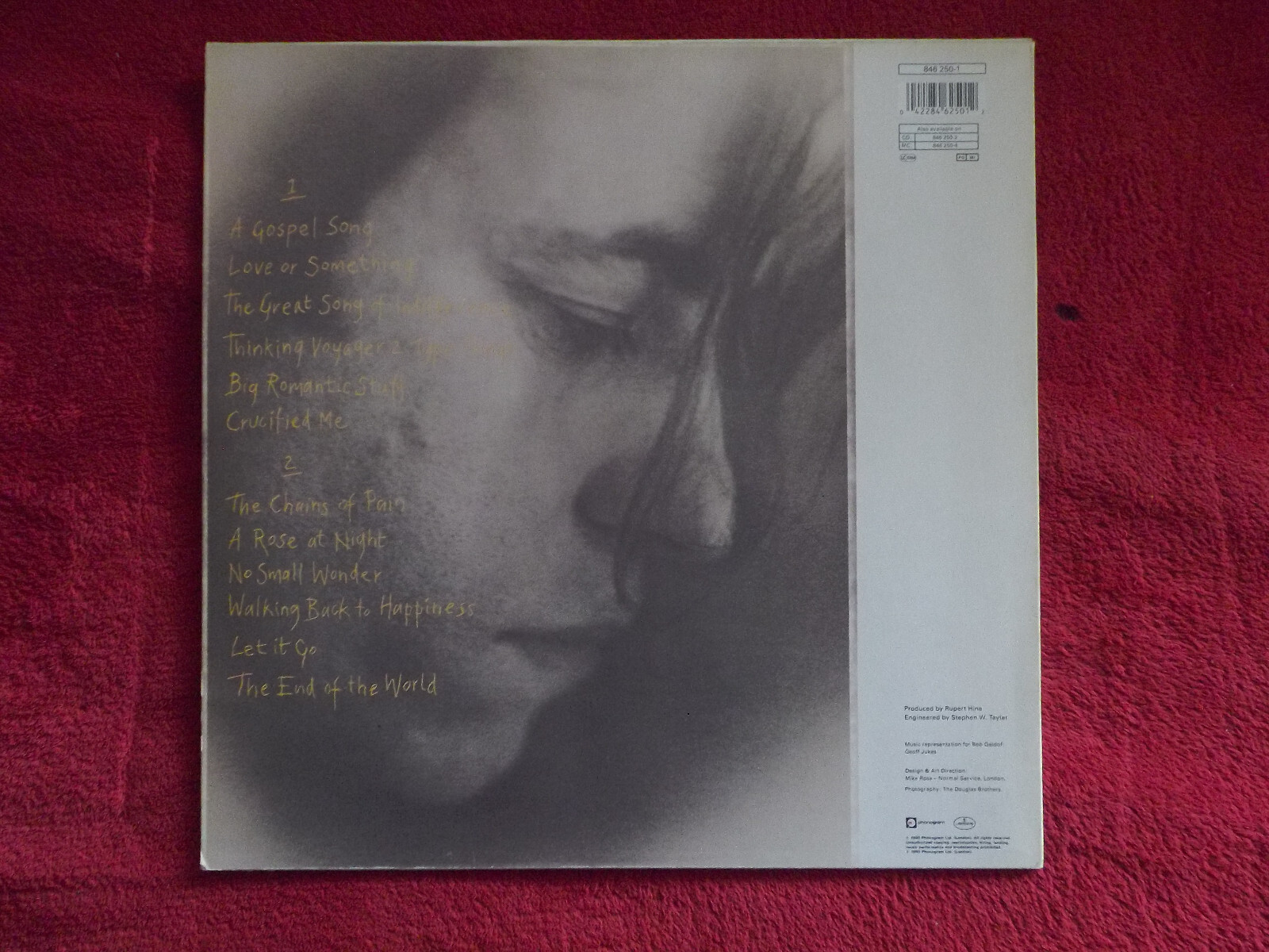 Bob Geldorf – The vegetarians of love (LP, Phonogram Records, 1990), Bild 4