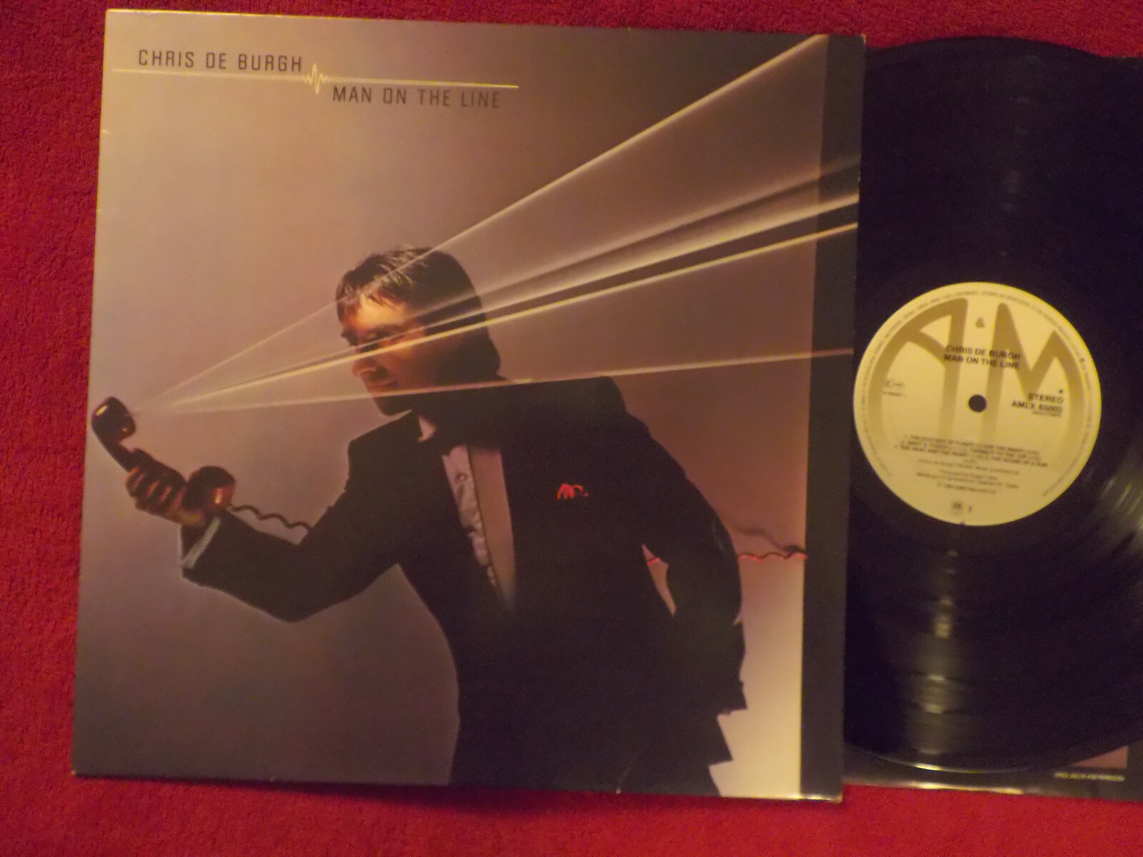 Chris De Burgh – Man on the Line (LP, NL, 1984)