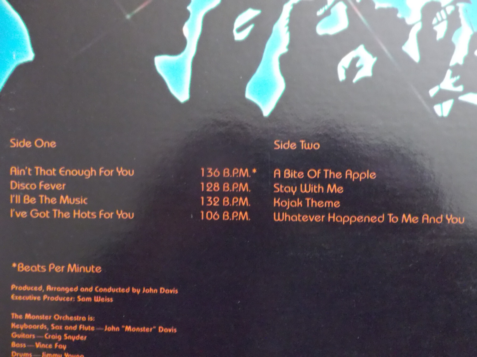 John Davis & the Monster Orchestra – Ain´t that enough for you (US Promo-LP, 1978), Bild 4