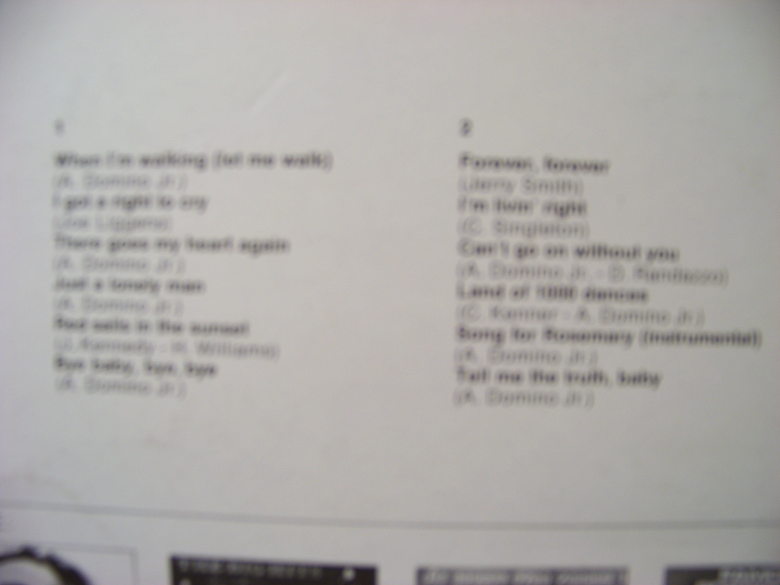 Fats Domino – Here Comes (LP, Emidisc Records), Bild 2