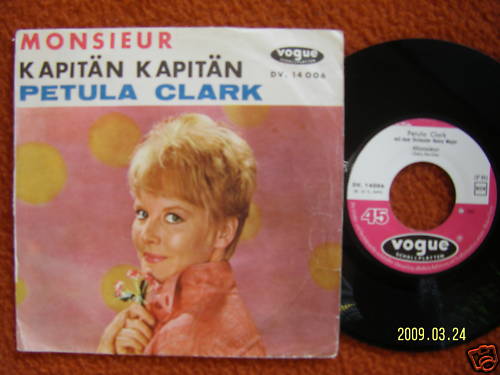 Petula Clark – Monsieur / Kapitän Kapitän (Vogue Records, DV 14006)