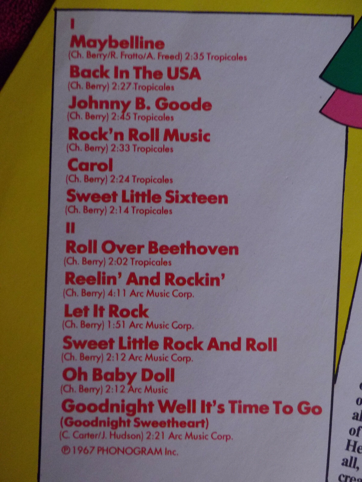 Chuck Berry – Rock-Rock-Rock ´n´ Roll | Mercury Records LP, Bild 3