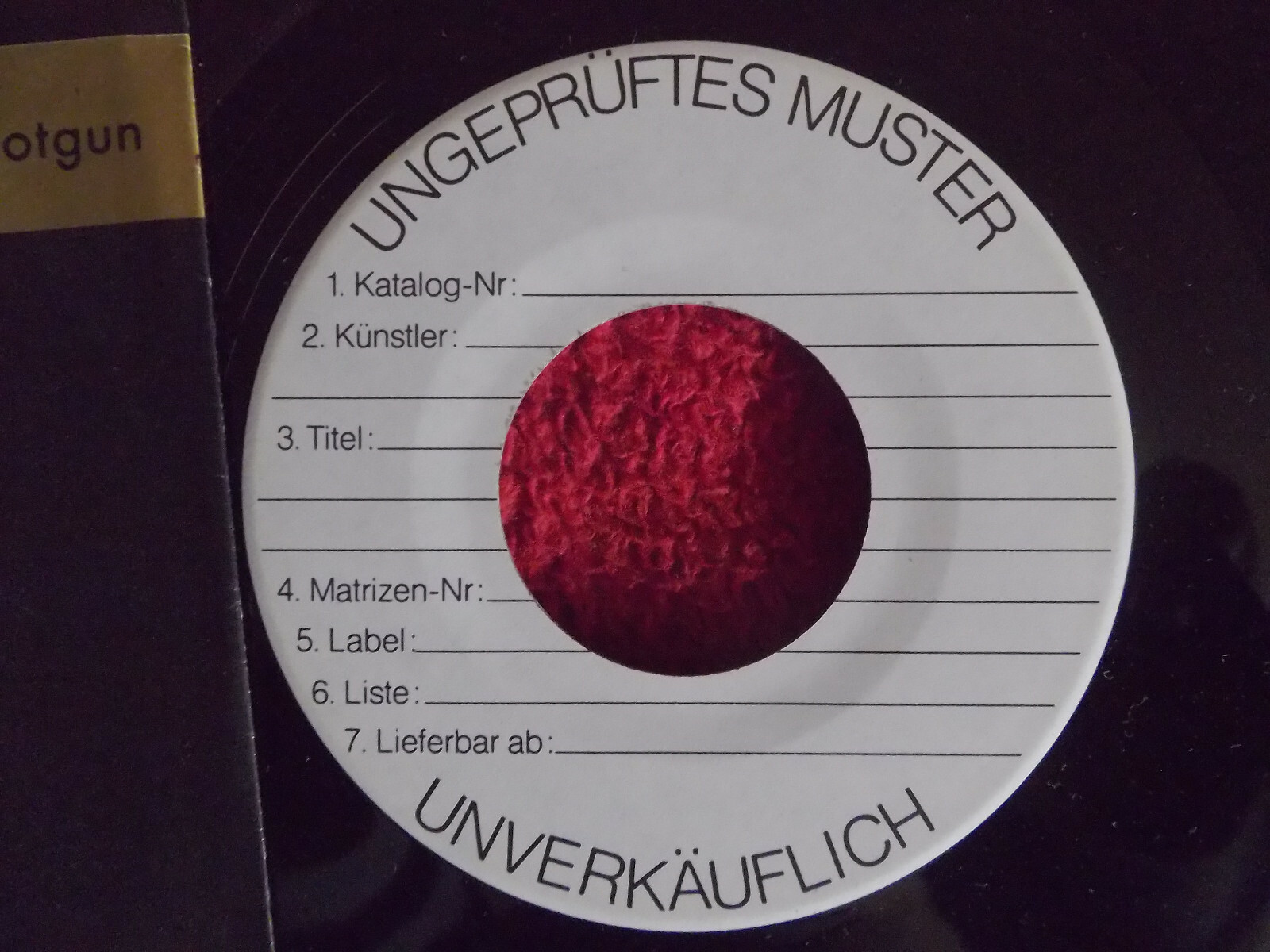 Jr. Walker – Roadrunner / Shotgun | Tamla Motown, Musterplatte, Bild 2