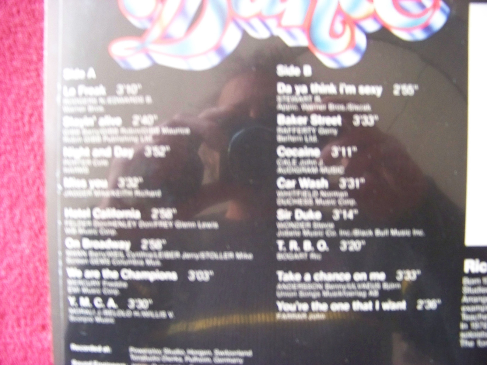 Ric Bogart and Orchestra – Disco dance (LP), Bild 2