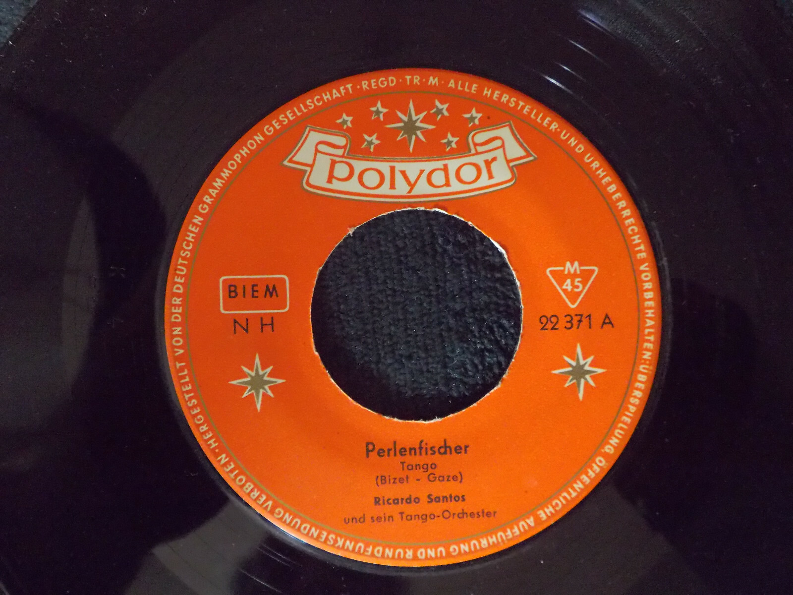 Ricardo Santos – Perlenfischer / Ole guapa (Polydor, 22 371)